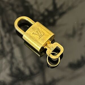 Louis Vuitton Gold Padlock Keychain